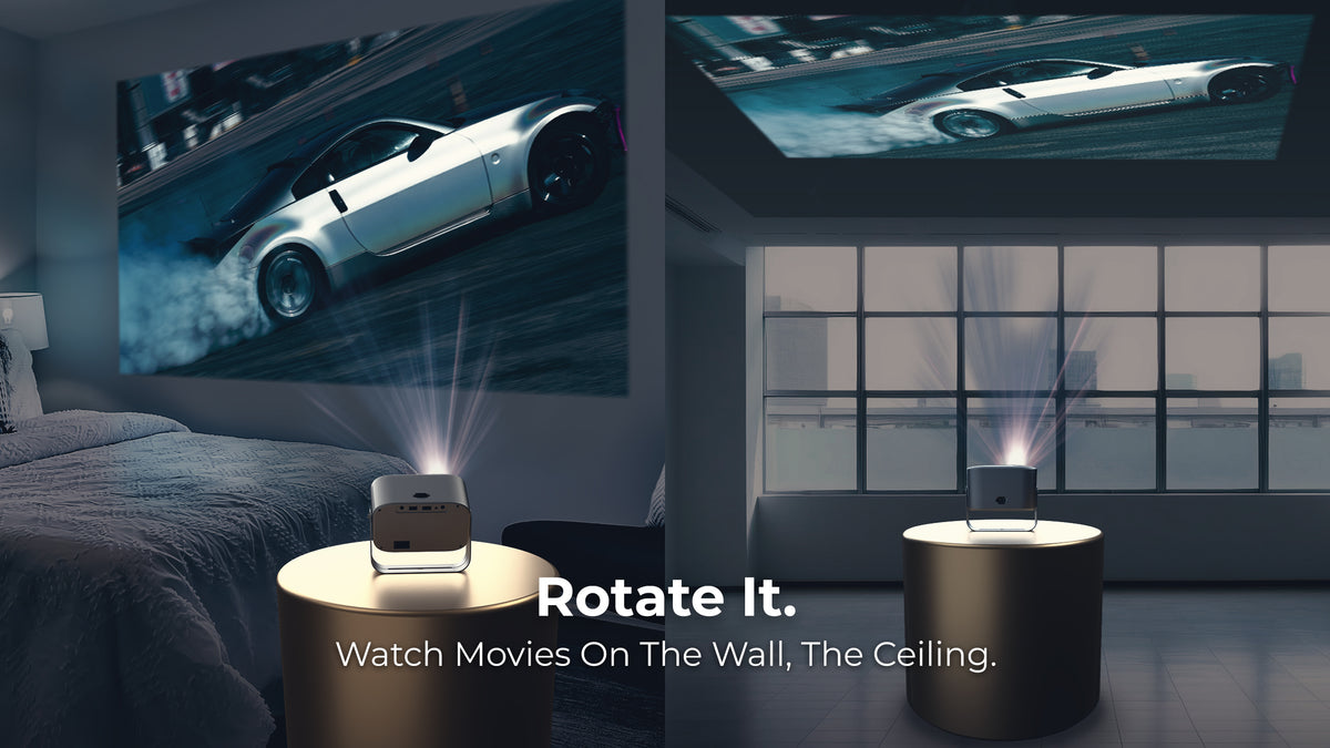 Degrees Projector LUMOS FLOAT Home Cinema | 360 Degree Projector | LUMOS Projector ...