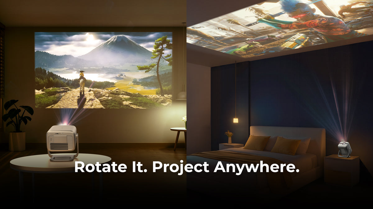 LUMOS FLOAT EVO | 270° Rotatable, 4K Support Projector – LUMOS ...