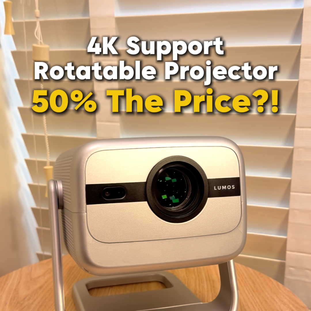 LUMOS FLOAT EVO | 270° Rotatable, 4K Support Projector – LUMOS ...